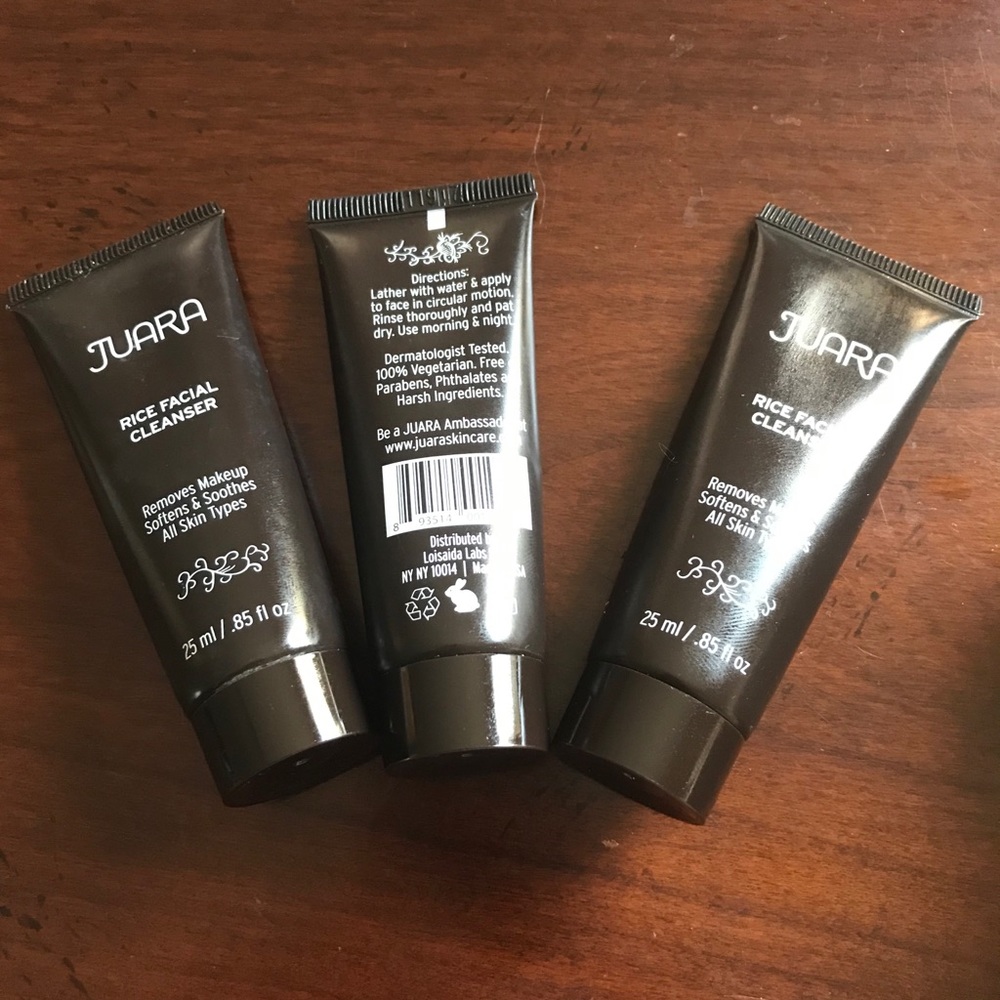 Lot 3 Juara Rice Facial Cleanser for All .85 fl oz